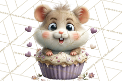 Punny Animal Valentine PNG, Cute Love Clipart Product Image 3