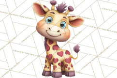 Punny Animal Valentine PNG, Cute Love Clipart Product Image 4