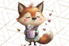 Punny Animal Valentine PNG, Cute Love Clipart Product Image 2