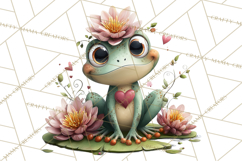 Punny Animal Valentine PNG, Cute Love Clipart Product Image 3