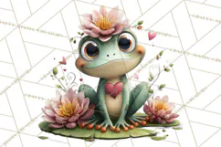 Punny Animal Valentine PNG, Cute Love Clipart Product Image 3