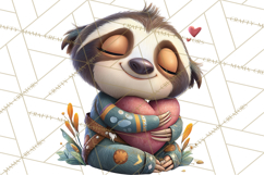 Punny Animal Valentine PNG, Cute Love Clipart Product Image 4