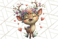 Punny Animal Valentine PNG, Cute Love Clipart Product Image 4