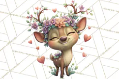 Punny Animal Valentine PNG, Cute Love Clipart Product Image 4