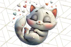 Punny Animal Valentine PNG, Cute Love Clipart Product Image 2