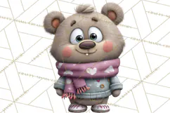 Punny Animal Valentine PNG, Cute Love Clipart Product Image 5