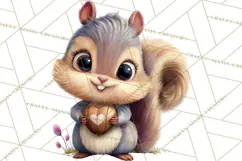 Punny Animal Valentine PNG, Cute Love Clipart Product Image 5