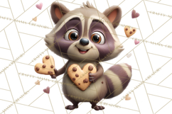 Punny Animal Valentine PNG, Cute Love Clipart Product Image 5