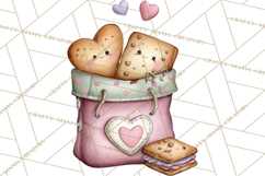 Puppy Love Clipart PNG, Dog Park Date Valentine Clip Art Product Image 3