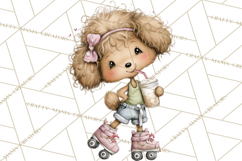 Puppy Love Clipart PNG, Dog Park Date Valentine Clip Art Product Image 3