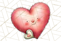 Puppy Love Clipart PNG, Dog Park Date Valentine Clip Art Product Image 5