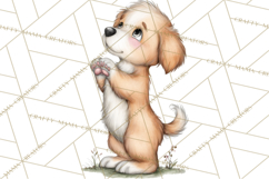 Puppy Love Clipart PNG, Dog Park Date Valentine Clip Art Product Image 3
