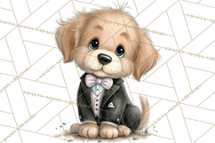 Puppy Love Clipart PNG, Dog Park Date Valentine Clip Art Product Image 4