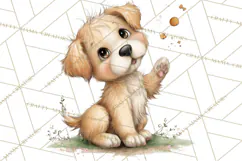 Puppy Love Clipart PNG, Dog Park Date Valentine Clip Art Product Image 5