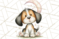 Puppy Love Clipart PNG, Dog Park Date Valentine Clip Art Product Image 4