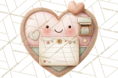 Puppy Post Office Clipart PNG Valentine Mail Dog Clip Art. Product Image 4