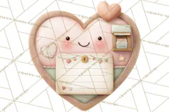 Puppy Post Office Clipart PNG Valentine Mail Dog Clip Art. Product Image 4