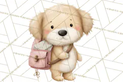 Puppy Post Office Clipart PNG Valentine Mail Dog Clip Art. Product Image 5