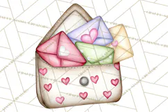 Puppy Dog Clipart PNG, Valentine Mail Carrier Clip Art Product Image 4