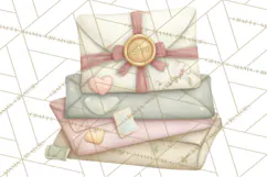 Puppy Post Office Clipart PNG Valentine Mail Dog Clip Art. Product Image 5