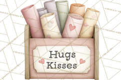 Puppy Post Office Clipart PNG Valentine Mail Dog Clip Art. Product Image 3