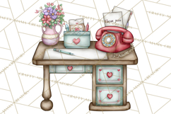 Puppy Dog Clipart PNG, Valentine Mail Carrier Clip Art Product Image 3