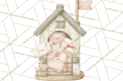 Puppy Post Office Clipart PNG Valentine Mail Dog Clip Art. Product Image 5