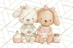 Puppy Post Office Clipart PNG Valentine Mail Dog Clip Art. Product Image 3