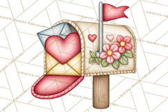 Puppy Dog Clipart PNG, Valentine Mail Carrier Clip Art Product Image 4