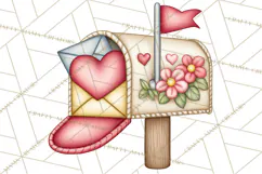Puppy Dog Clipart PNG, Valentine Mail Carrier Clip Art Product Image 4