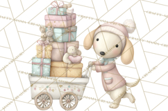Puppy Post Office Clipart PNG Valentine Mail Dog Clip Art. Product Image 4