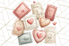 Puppy Post Office Clipart PNG Valentine Mail Dog Clip Art. Product Image 4