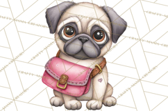 Puppy Dog Clipart PNG, Valentine Mail Carrier Clip Art Product Image 3