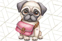 Puppy Dog Clipart PNG, Valentine Mail Carrier Clip Art Product Image 3