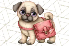 Puppy Dog Clipart PNG, Valentine Mail Carrier Clip Art Product Image 4