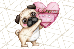 Puppy Dog Clipart PNG, Valentine Mail Carrier Clip Art Product Image 5