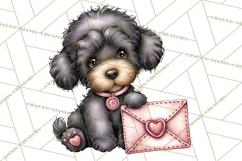 Puppy Dog Clipart PNG, Valentine Mail Carrier Clip Art Product Image 3