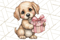 Puppy Dog Clipart PNG, Valentine Mail Carrier Clip Art Product Image 2