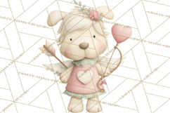 Puppy Post Office Clipart PNG Valentine Mail Dog Clip Art. Product Image 3