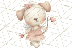 Puppy Post Office Clipart PNG Valentine Mail Dog Clip Art. Product Image 4
