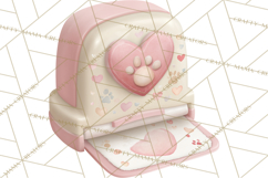 Puppy Post Office Clipart PNG Valentine Mail Dog Clip Art. Product Image 5