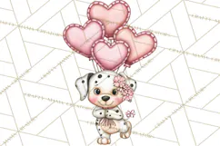 Puppy Dog Clipart PNG, Valentine Mail Carrier Clip Art Product Image 2
