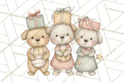 Puppy Post Office Clipart PNG Valentine Mail Dog Clip Art. Product Image 5
