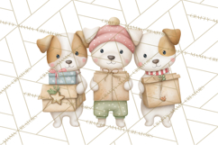 Puppy Post Office Clipart PNG Valentine Mail Dog Clip Art. Product Image 2