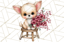 Puppy Dog Clipart PNG, Valentine Mail Carrier Clip Art Product Image 2