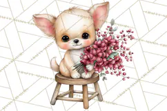 Puppy Dog Clipart PNG, Valentine Mail Carrier Clip Art Product Image 2
