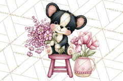 Puppy Dog Clipart PNG, Valentine Mail Carrier Clip Art Product Image 3