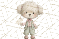 Puppy Post Office Clipart PNG Valentine Mail Dog Clip Art. Product Image 3