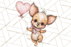 Puppy Dog Clipart PNG, Valentine Mail Carrier Clip Art Product Image 5