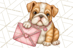 Puppy Dog Clipart PNG, Valentine Mail Carrier Clip Art Product Image 2